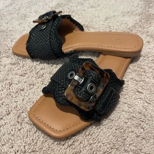 Target black sandals, NWOT NEVER WORN 9
